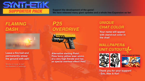 SYNTHETIK - Supporter Pack