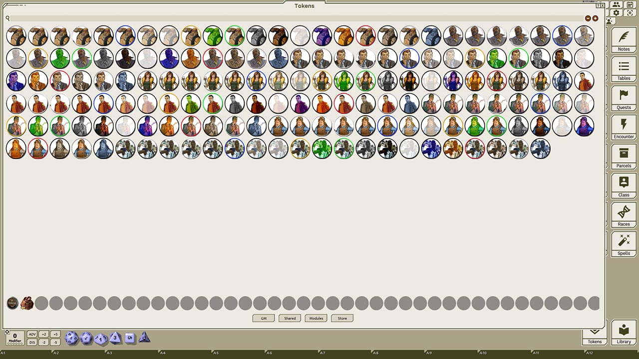 Fantasy Grounds - Moderns, Volume 3 (Token Packs) Featured Screenshot #1