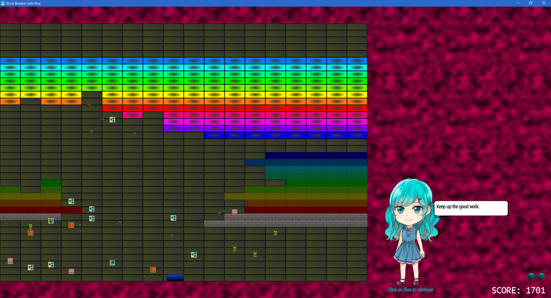 #1. Brick Breaker with Risa (Steam) 来自: Cold-Dark Software™