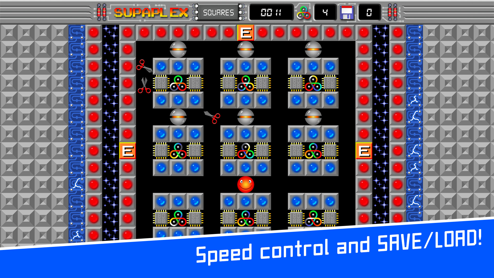 #4. Supaplex SQUARES (Steam) By: InArcade