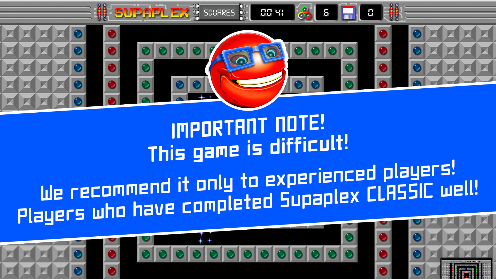 #6. Supaplex SQUARES (Steam) By: InArcade