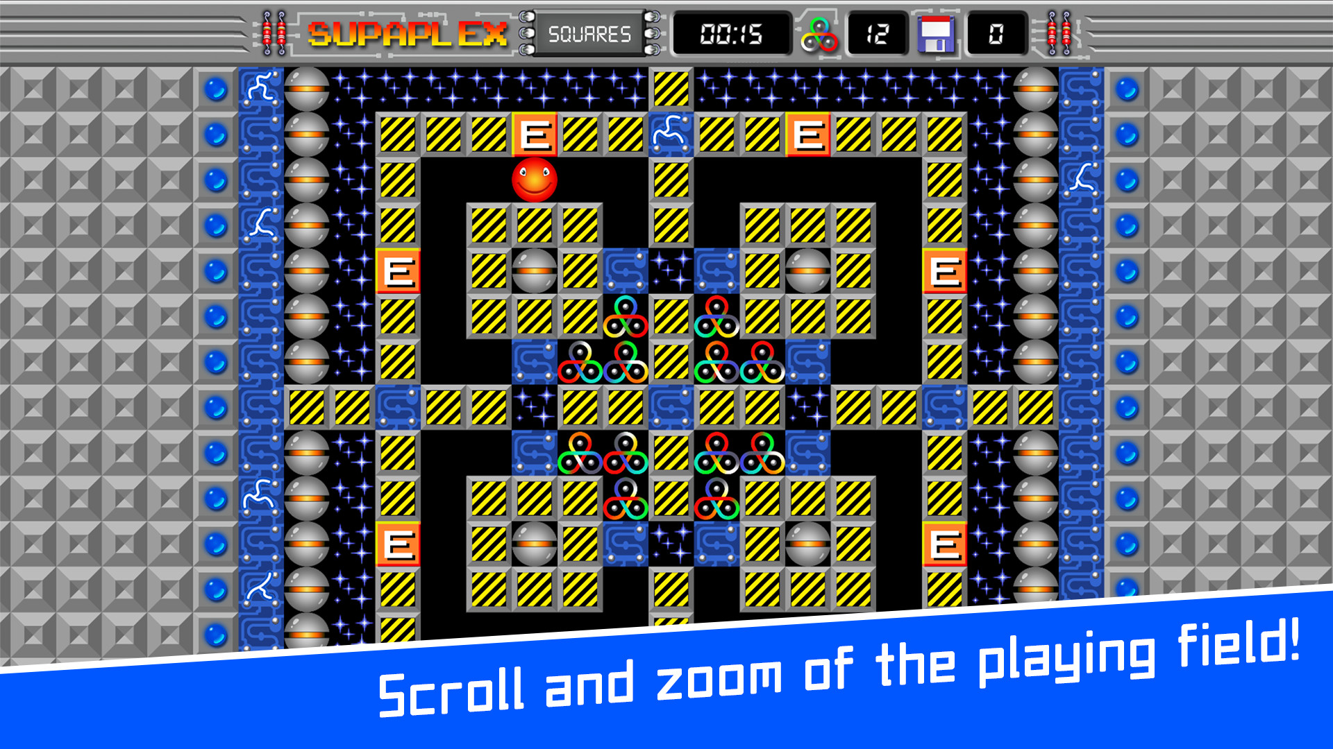 #5. Supaplex SQUARES (Steam) By: InArcade