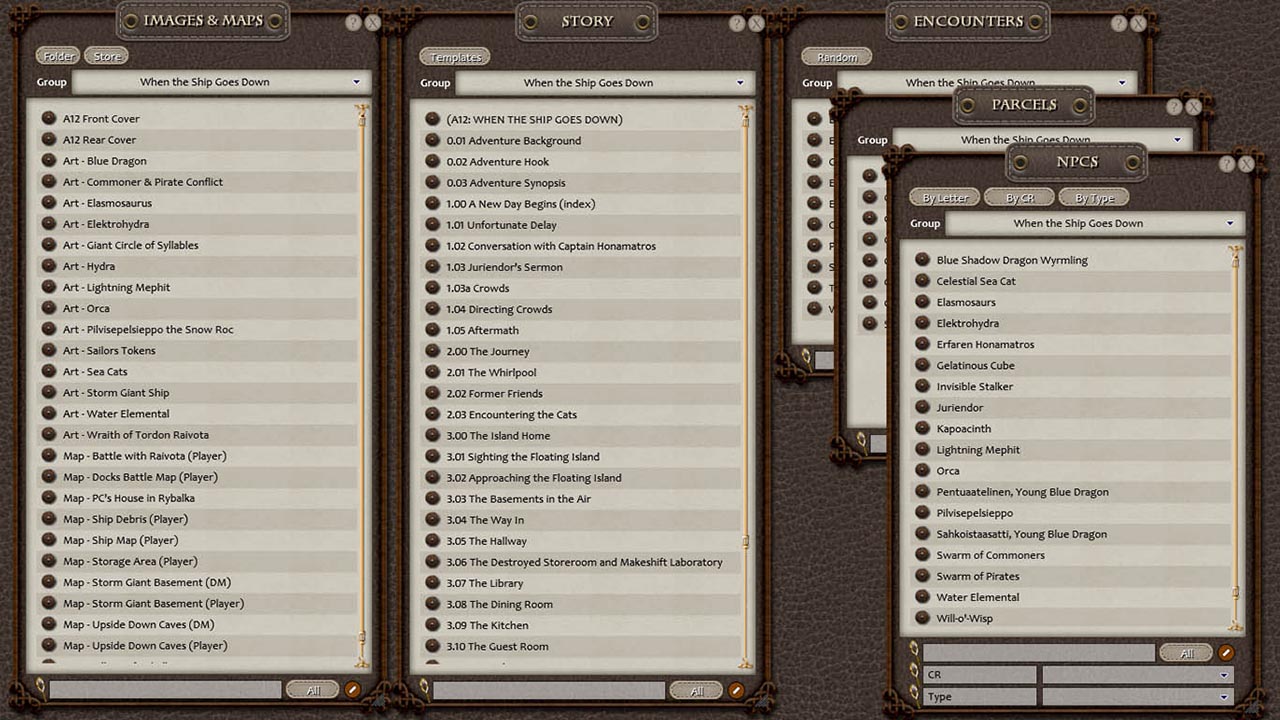 Fantasy Grounds - A12: When the Ship Goes Down (5E) Featured Screenshot #1