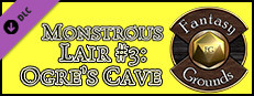 Fantasy Grounds - Monstrous Lair #3: Ogre Cave (Map Pack) Small Capsule Image