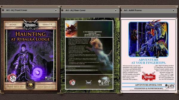 Fantasy Grounds - A17: Haunting at Rybalka Lodge (5E)