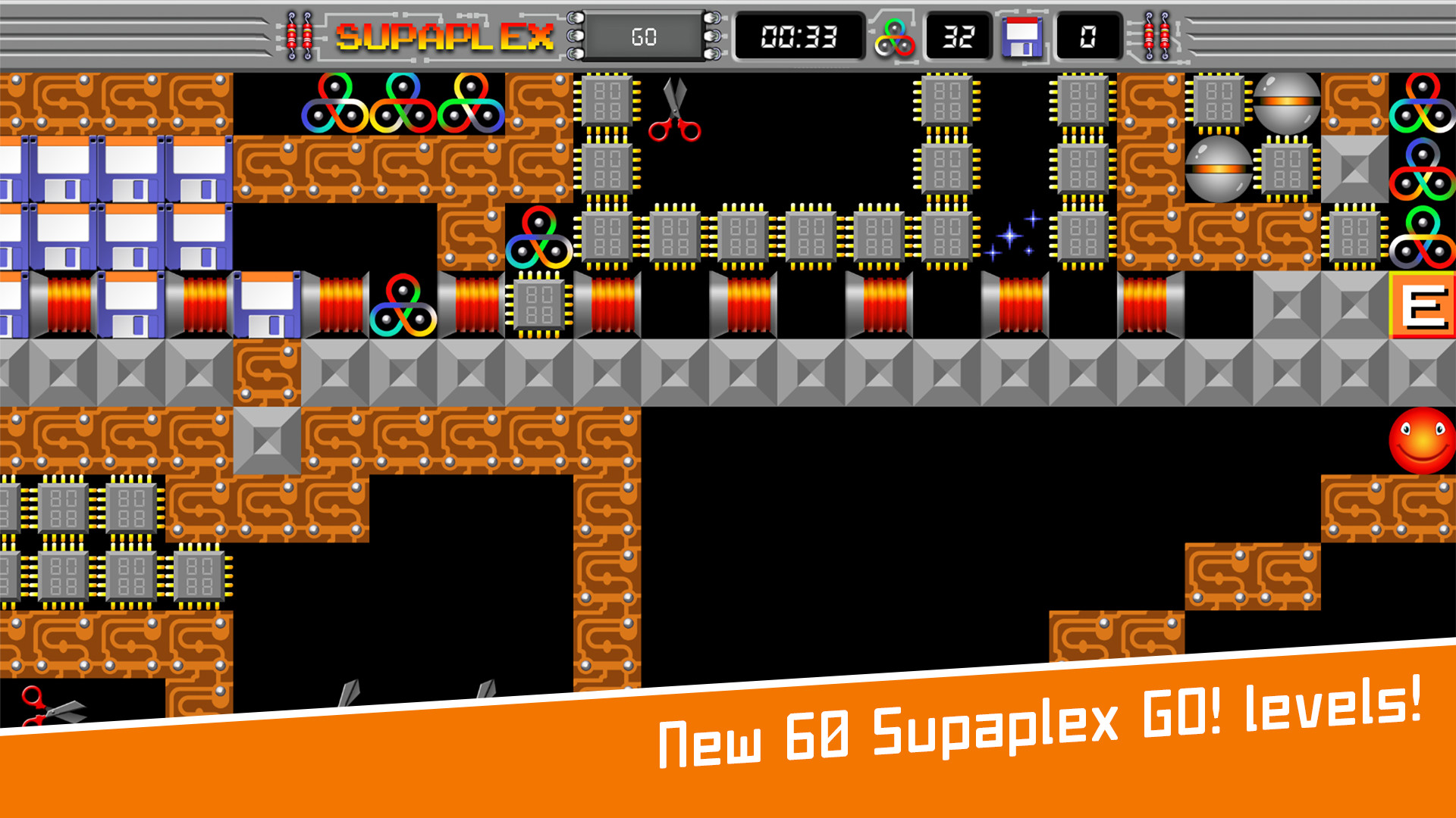 #2. Supaplex GO! (Steam) 게시자: InArcade