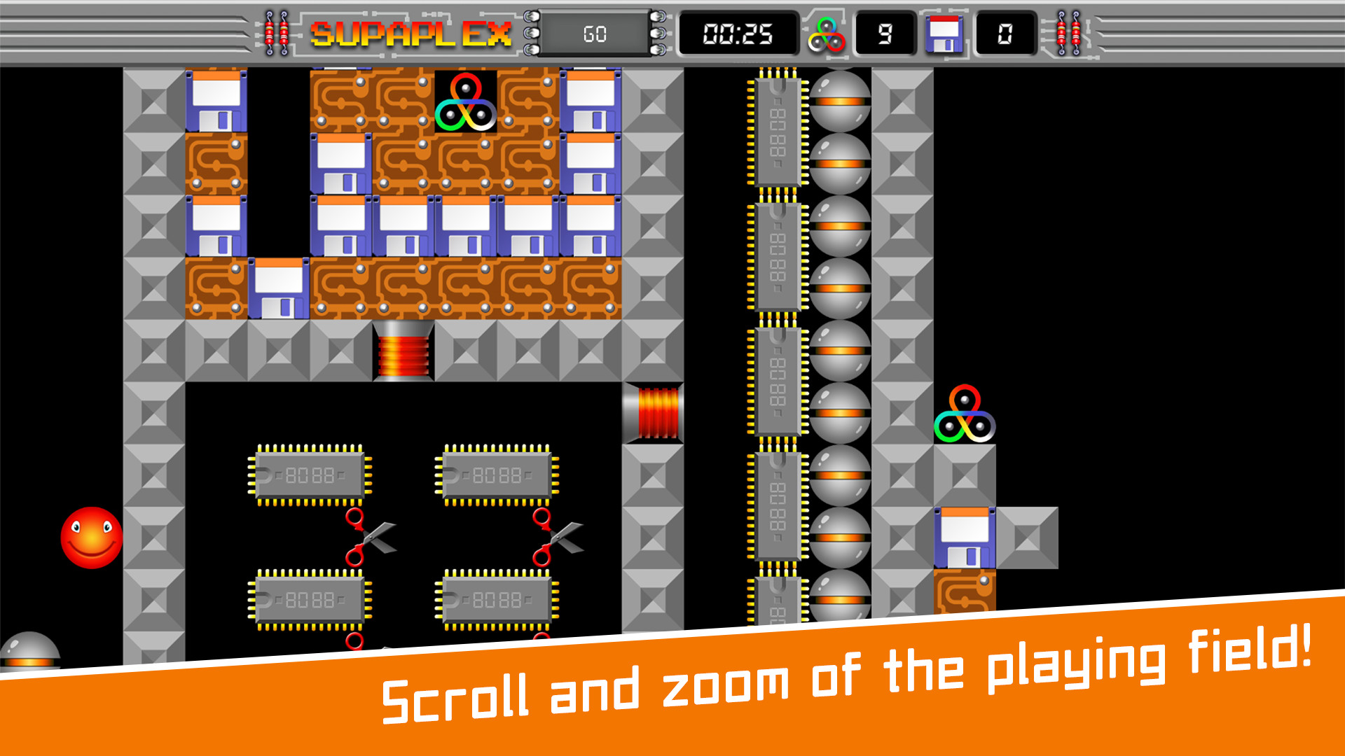 #5. Supaplex GO! (Steam) 게시자: InArcade