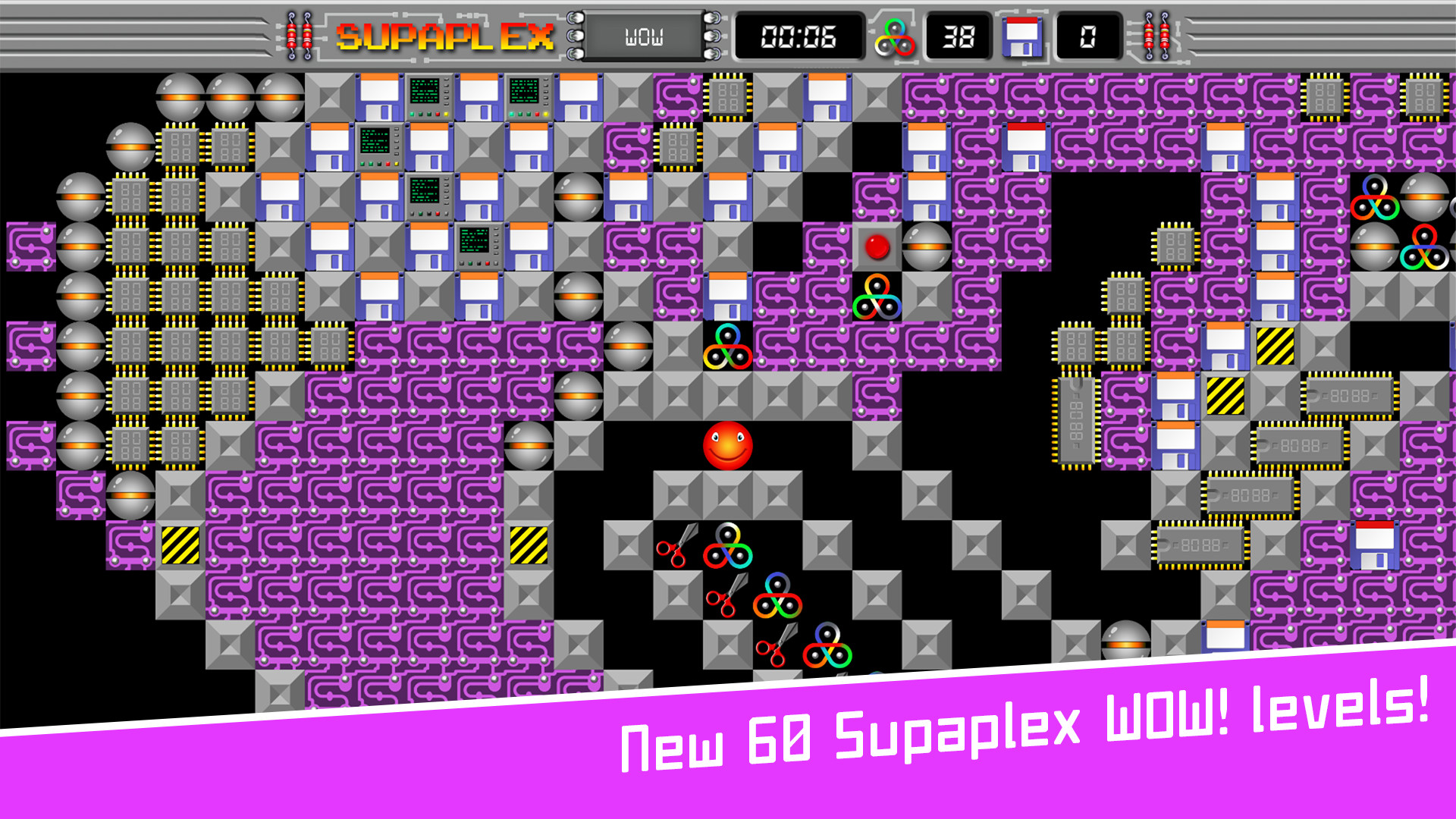 #2. Supaplex WOW! (Steam) Ved: InArcade