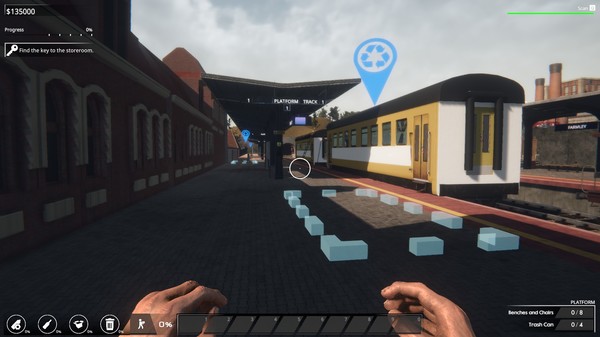Screenshot z Train Station Renovation