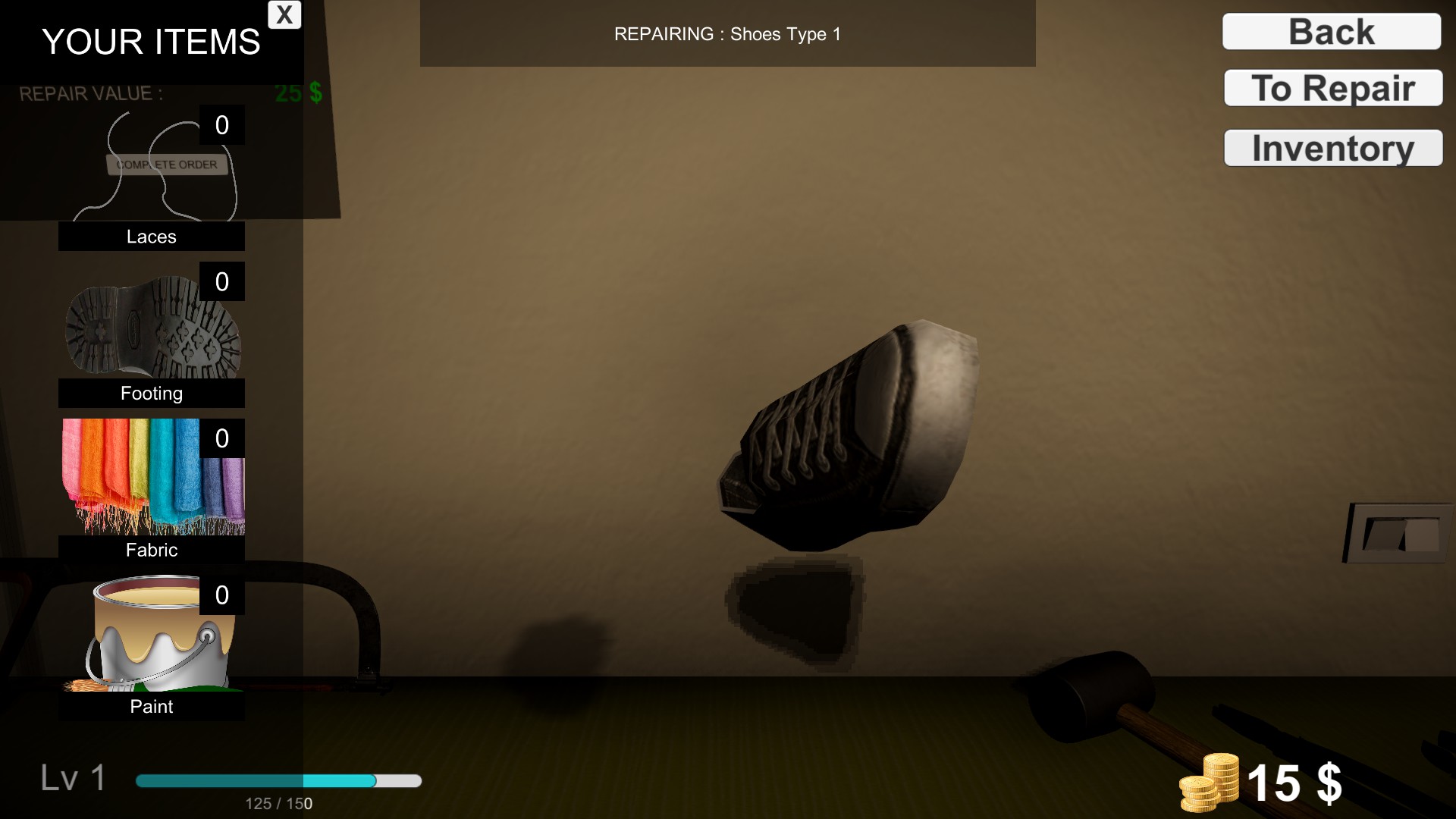#1. Shoemaker (Steam) 由: ANPA.US