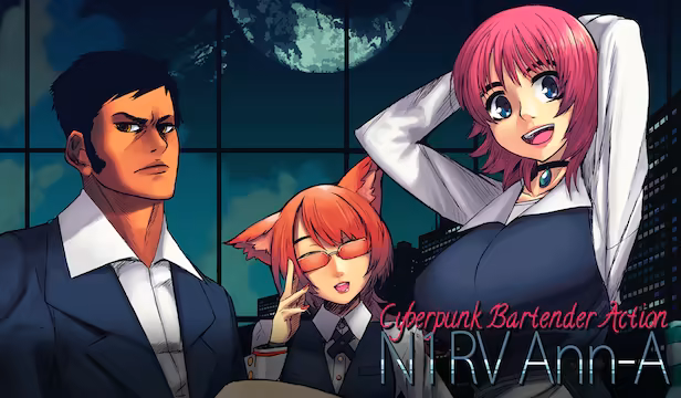 N1RV Ann-A: Cyberpunk Bartender Action image