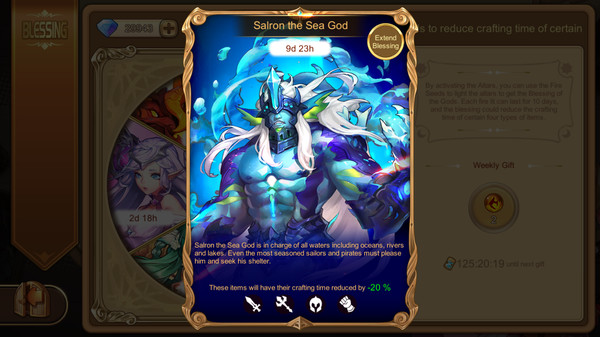 Cadria Item Shop - Blessing of Gods