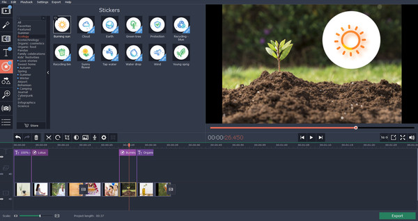 Movavi Video Editor Plus - Eco Set screenshot 3
