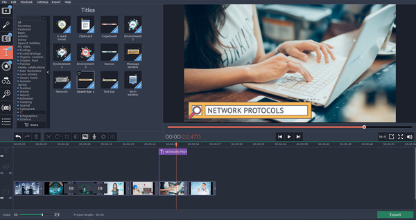 Movavi Video Editor Plus - Technology Set screenshot 5