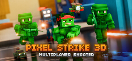 Steam header art for Pixel Strike 3D