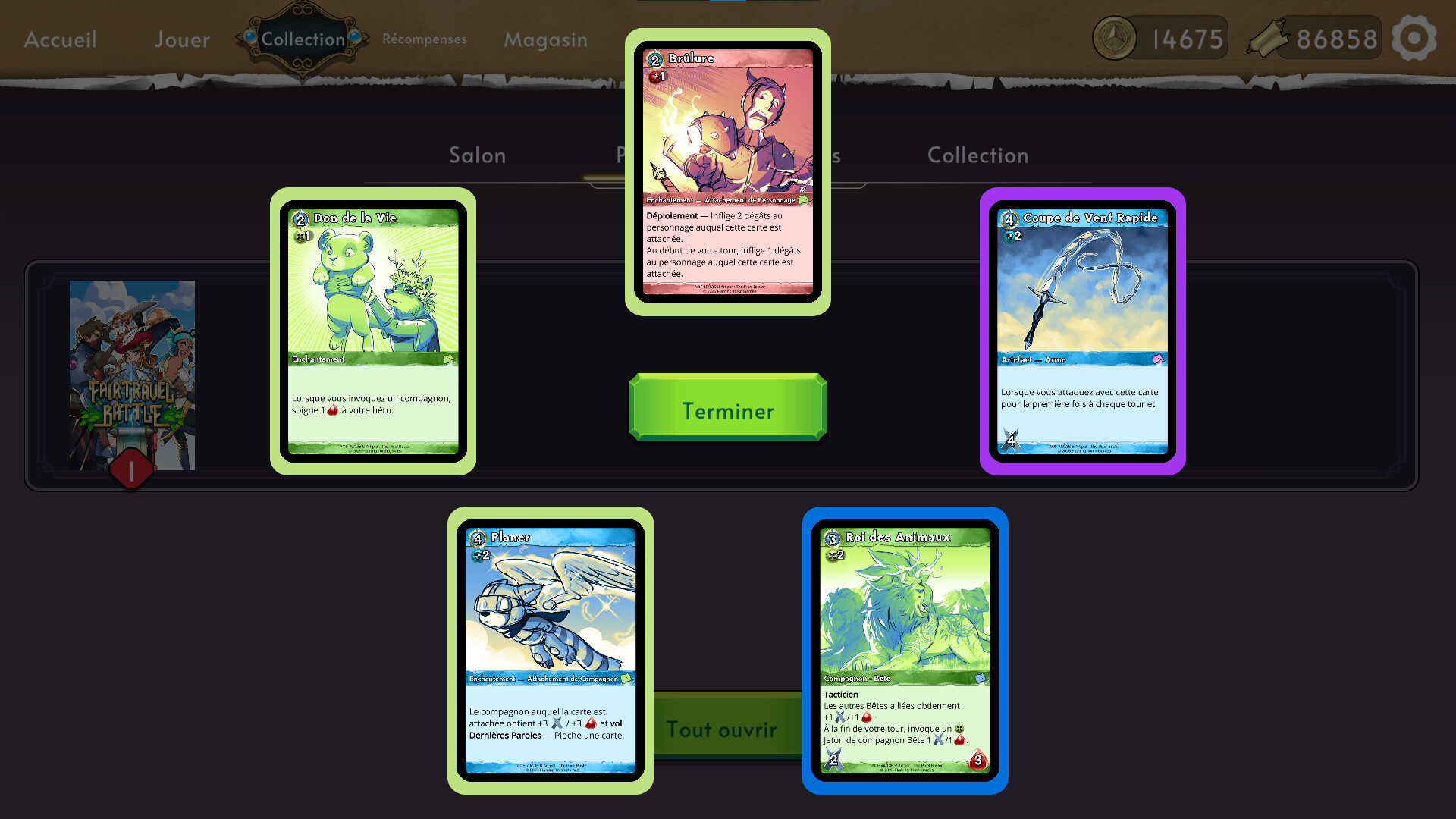 Screenshot Fairtravel Battle CCG