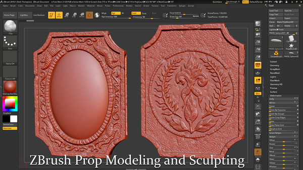 Intro to Prop Sculpting and Texturing