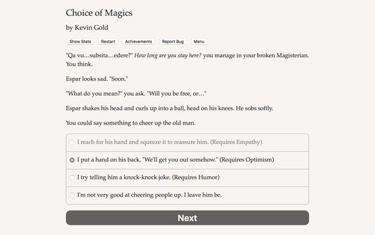 Screenshot z Choice of Magics