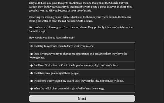 Screenshot z Choice of Magics