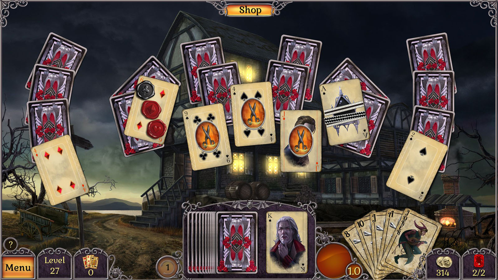 Jewel Match Twilight Solitaire