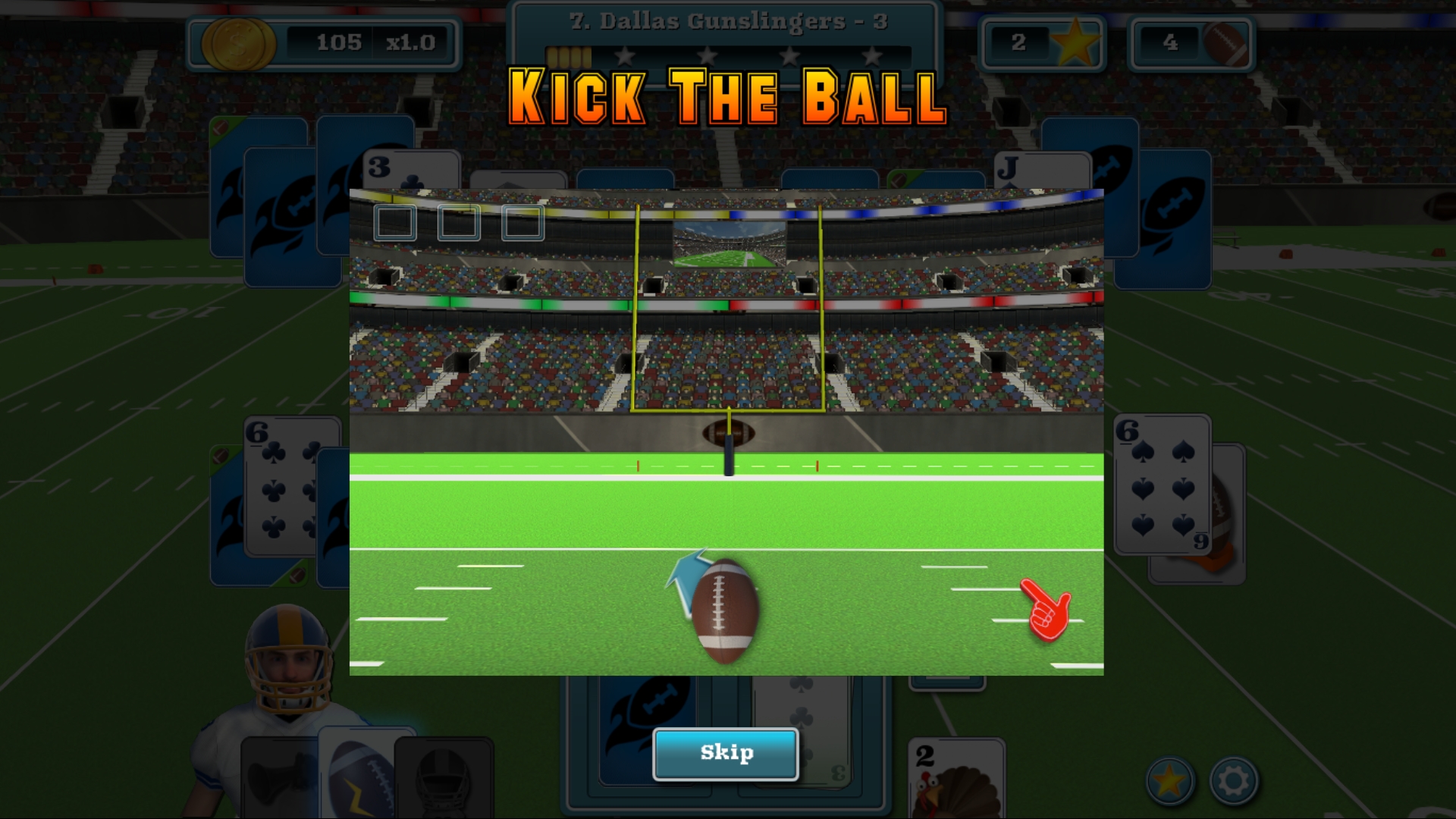 #4. Touch Down Football Solitaire (Steam) 来自: The Revills Games