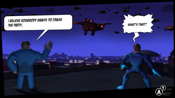 Screenshot z Navyblue and the Spectrum Killers