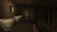 Screenshot de arena do Unchained na Steam, estilo retrô, FPS