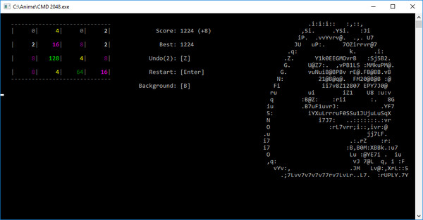 CMD 2048 screenshot 2