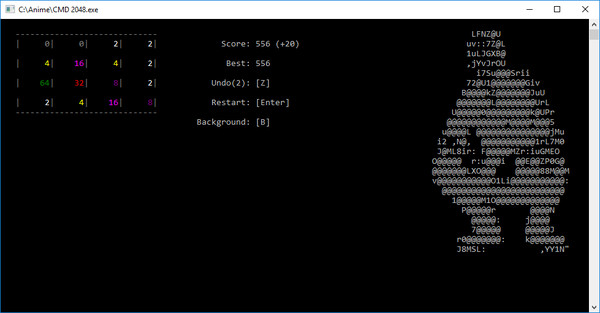 CMD 2048 screenshot 3