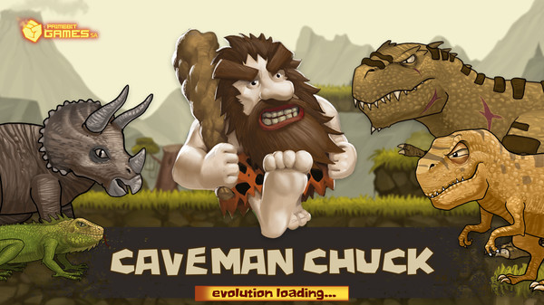 Screenshot z Caveman Chuck