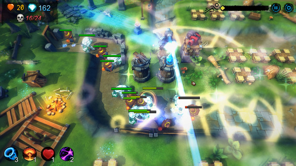 Screenshot z Yet another tower defence
