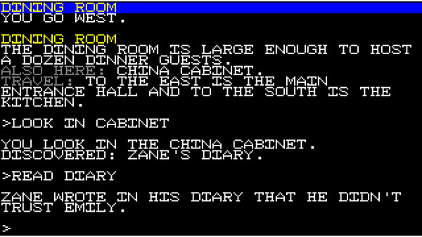 Ozapell Mystery Text Adventure.