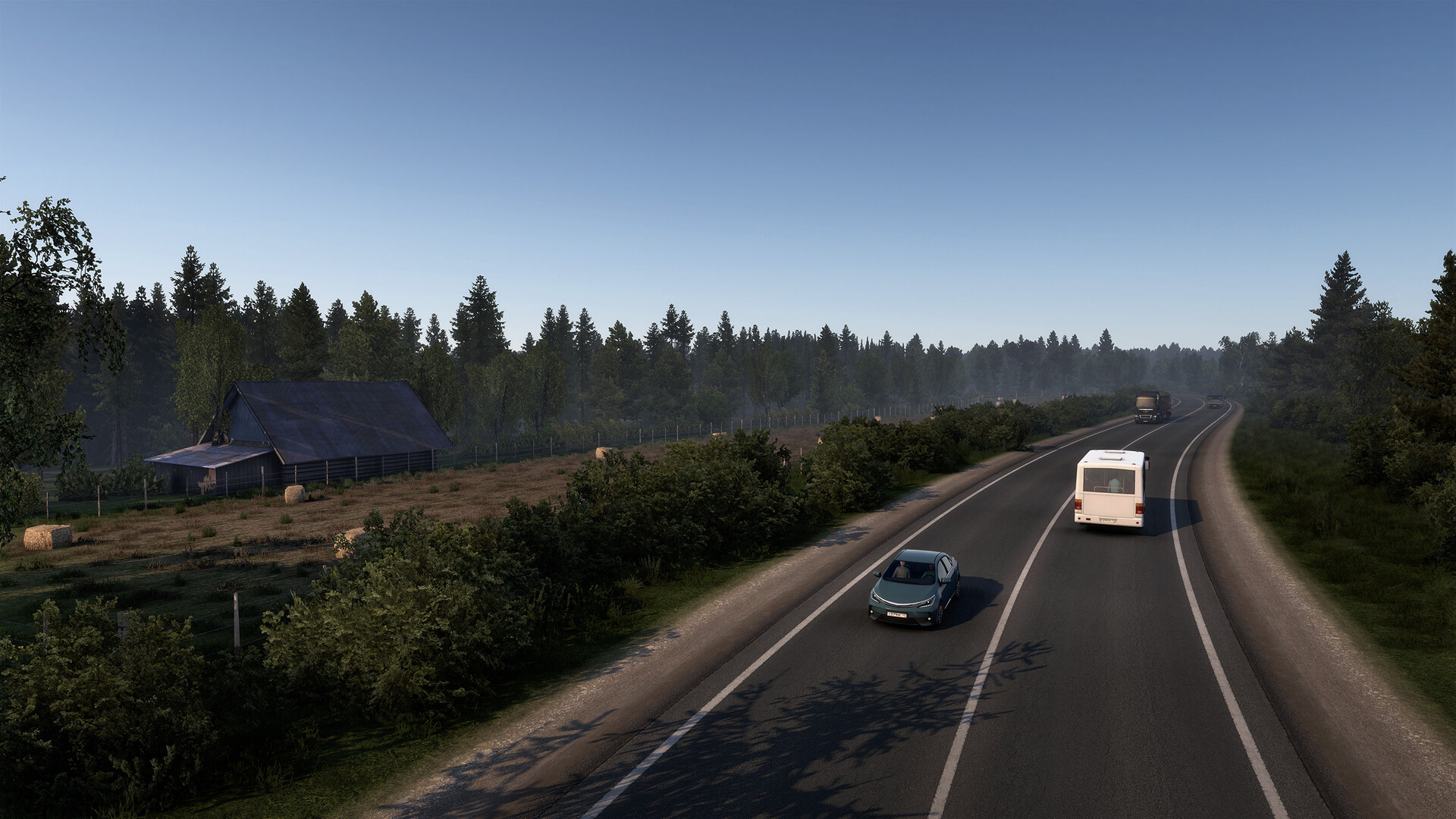 Euro Truck Simulator 2 - Beyond the Baltic Sea gameplay screenshot 3