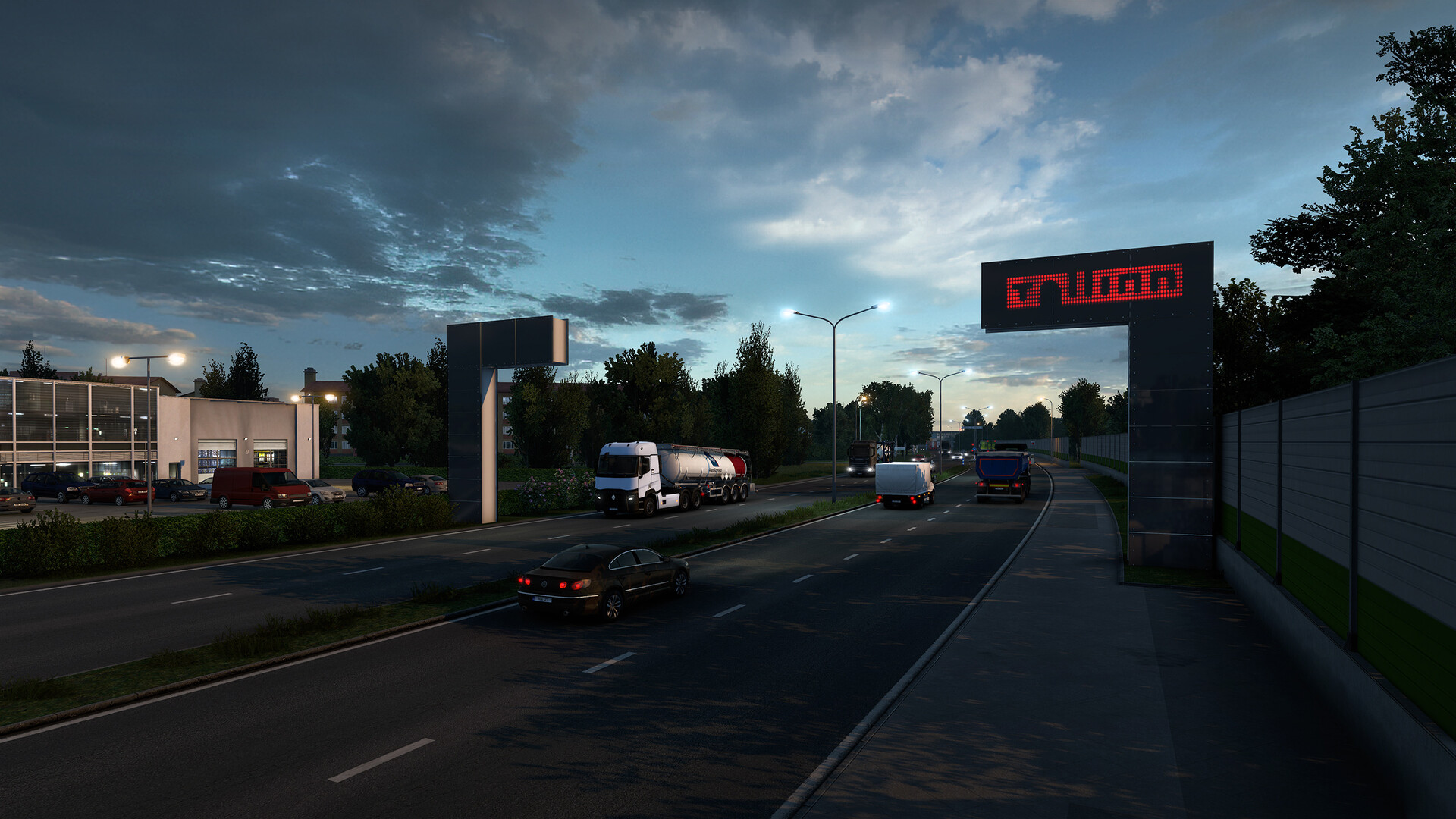 Euro Truck Simulator 2 - Beyond the Baltic Sea gameplay screenshot 4