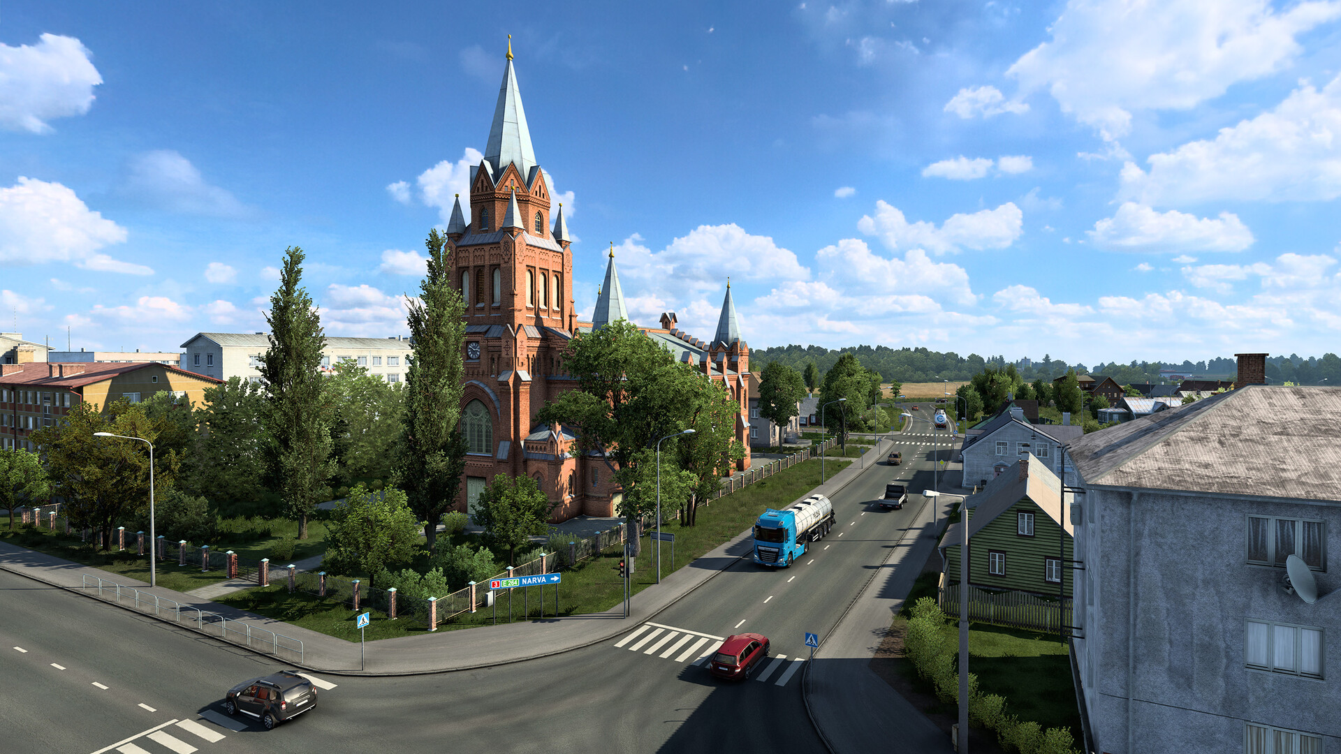 Euro Truck Simulator 2 - Beyond the Baltic Sea gameplay screenshot 2