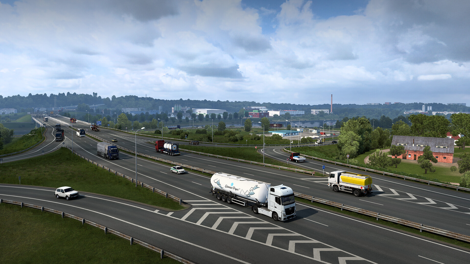 Euro Truck Simulator 2 - Beyond the Baltic Sea gameplay screenshot 6