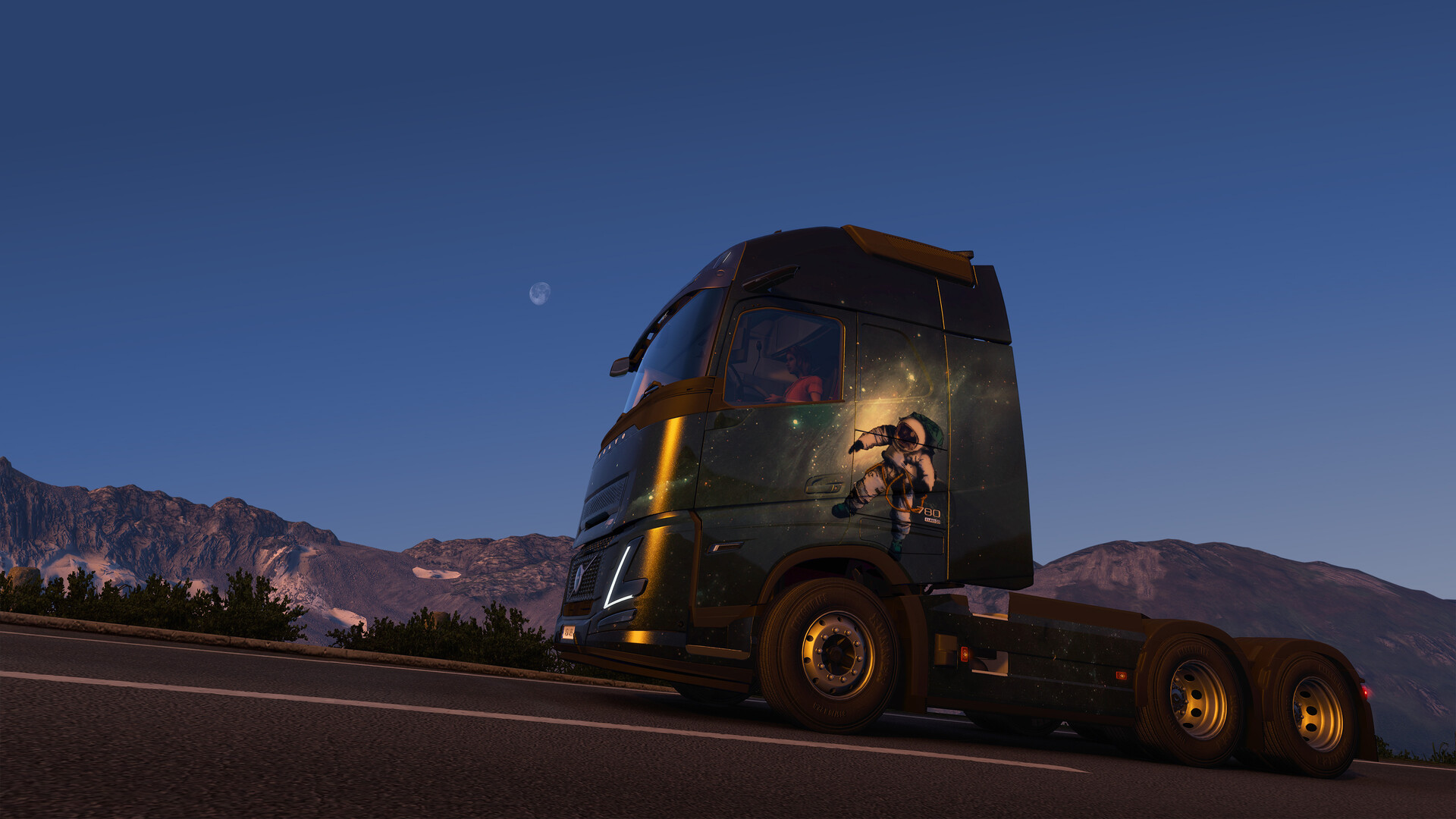 Euro Truck Simulator 2 - Space Paint Jobs Pack Featured Screenshot #1