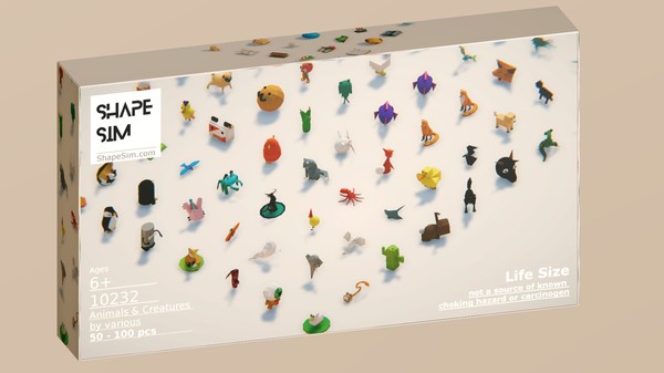 ShapeSim - Animals & Creatures pack screenshot 2