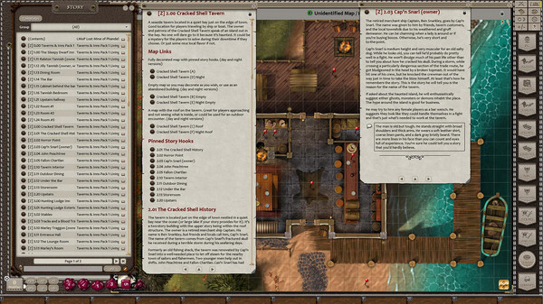 Fantasy Grounds - Taverns & Inns Pack 1 - Living Maps (Map Pack)