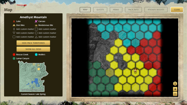 Screenshot z WolfQuest: Anniversary Edition