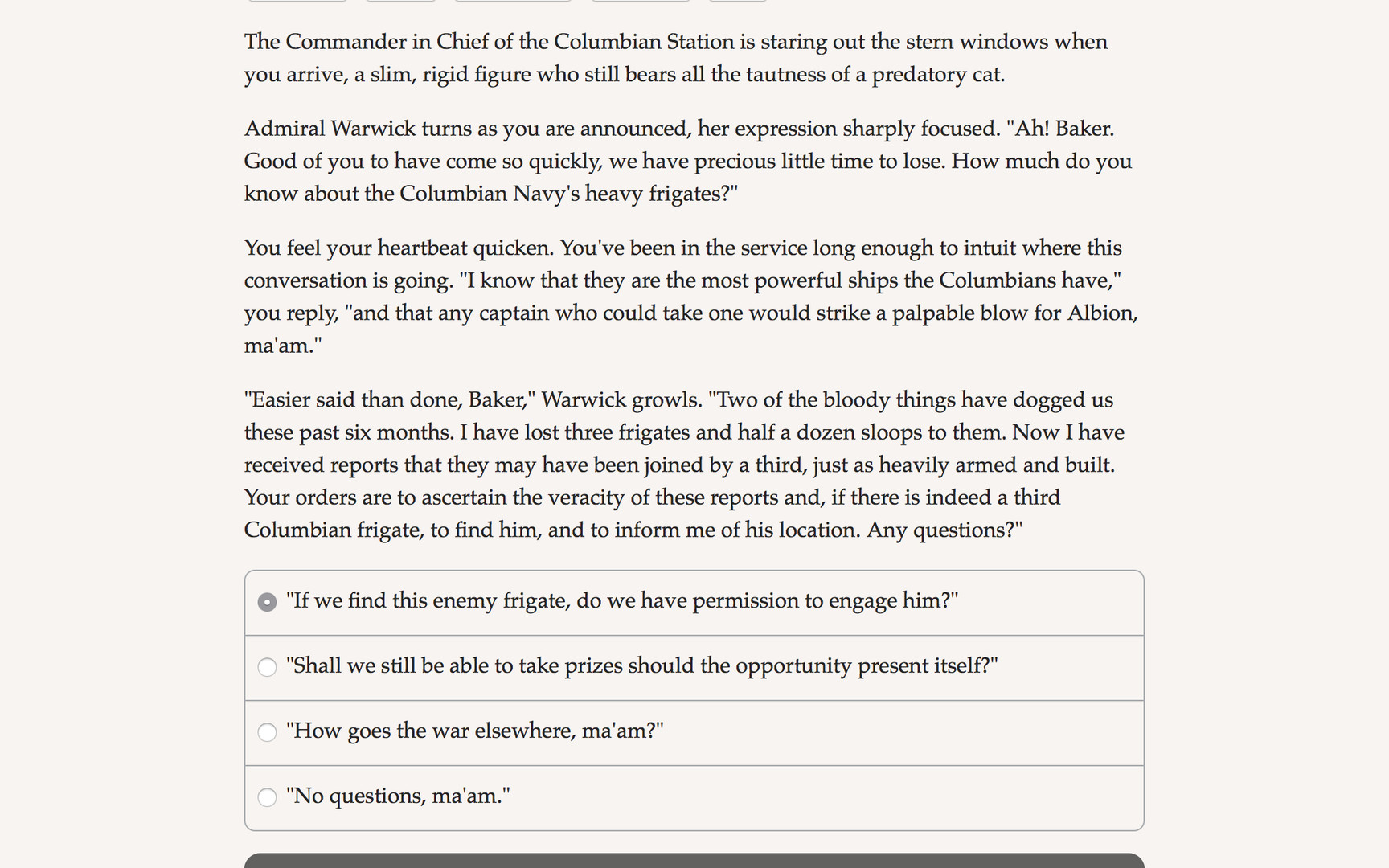 Choice of Broadsides: HMS Foraker screenshot #4