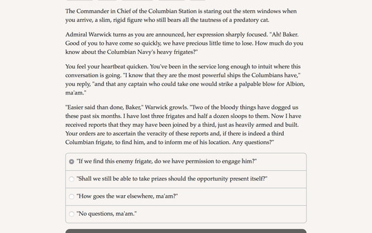 Screenshot z Choice of Broadsides: HMS Foraker Screenshot z Choice of Broadsides: HMS Foraker