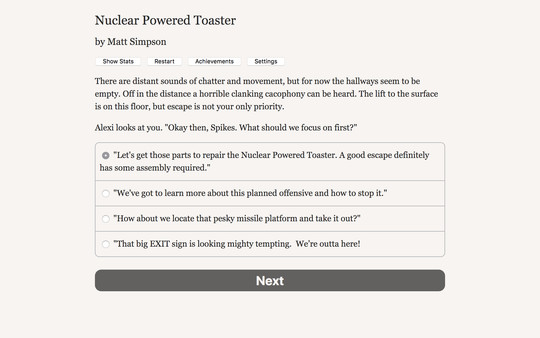 Screenshot z Nuclear Powered Toaster