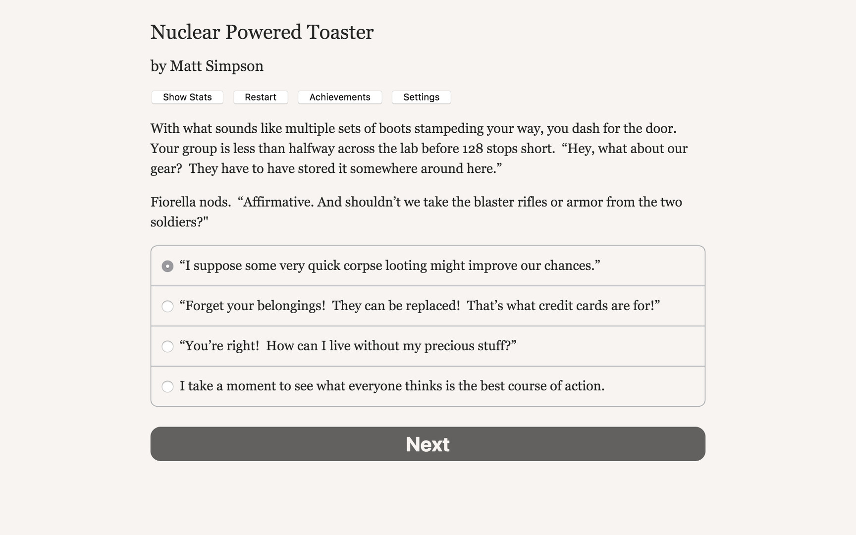 #5. Nuclear Powered Toaster (Steam) 由: Hosted Games