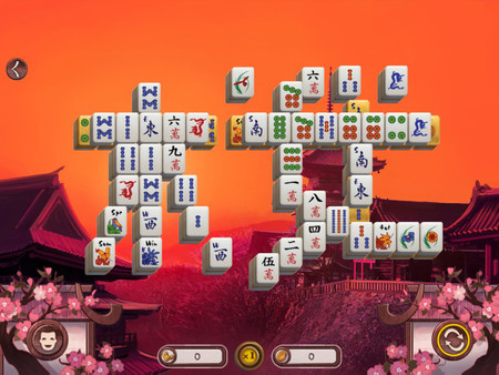 Screenshot z Sakura Day 2 Mahjong