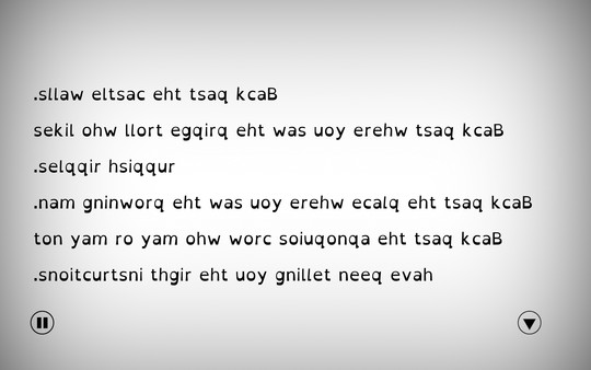 Screenshot z A Familiar Fairytale: Dyslexic Text Based Adventure