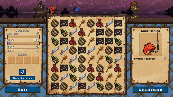 Screenshot z Puzzle Plunder