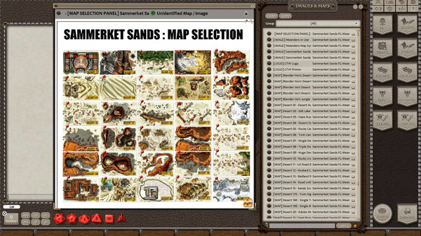 Fantasy Grounds - Meanders Map Pack: Sammerket Sands (Map Pack) screenshot 7