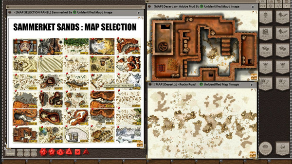 Fantasy Grounds - Meanders Map Pack: Sammerket Sands (Map Pack) screenshot 8