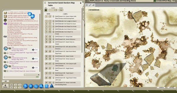 Fantasy Grounds - Meanders Map Pack: Sammerket Sands (Map Pack)